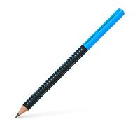 Faber-Castell 511910 Jumbo Grip Two Tone - Lápiz (HB, 1 unidad), color negro y azul