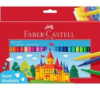 Faber-Castell 554204 - Estuche Cartón con 50 Rotuladores Escolares
