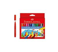 FABER-CASTELL 554312 - Set de rotuladores Jumbo, 12 rotuladores en estuche de cartón
