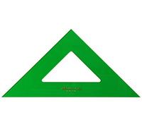 Cuadrado Plastico Especial 25 cm Verde Transparente