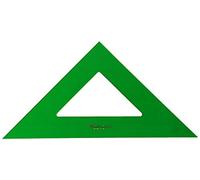Escuadra faber castell 32 cm plastico verde