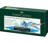Faber-Castell Alberto Durero Acuarela Marcador de Tinta Artista Pens Set 5 Color