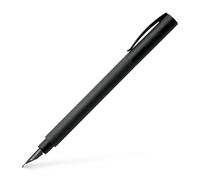 FABER-CASTELL Ambition All Black 147152 - Pluma estilográfica, ancho de plumín E