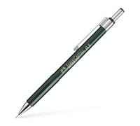 Faber-Castell B-136500 - Portaminas TK-Fine con Goma de Borrar y 3 minas Finas de Trazo 0.5 mm - Graduación HB - Negro