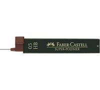 Faber Castell B-9065-HB - Blíster tubo de 12 minas, 0.5 mm - Negro - HB