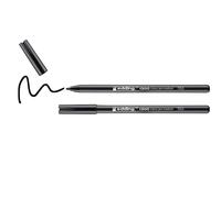 Edding 1300 Rotulador de Color Negro - 2 Unidades - Punta Redondeada 2 mm - Para Dibujar y Escribir - Ideal para Colegio, Mandalas, Bullet Journals