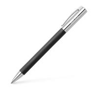 Faber-Castell Bolígrafo 148130 – Cuerpo resina pulida, trazo M, negro, caja regalo incluida