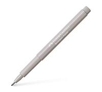 Faber-Castell - Bolígrafo de punta fina (0,8 mm), color gris pastel