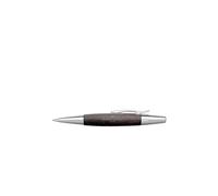 Faber-Castell 148383 - Bolígrafo E-motion - Cuerpo en Madera de Peral - Negro - Trazo B