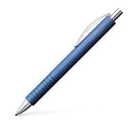 FABER-CASTELL - Bolígrafo Essentio de aluminio azul, mina B