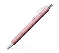 FABER-CASTELL - Bolígrafo Essentio de aluminio rosa, mina B | Cuerpo de aluminio anodizado con recambio de gran capacidad apto para documentos
