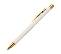 FABER-CASTELL Bolígrafo Neo Slim 141445, grosor de la mina B, dorado marshmallow