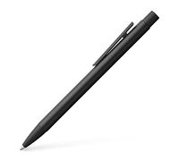 FABER-CASTELL - Bolígrafo Neo Slim, negro | Elegante bolígrafo con cuerpo metálico delgado y recambio de gran capacidad M
