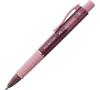 Faber-Castell - Bolígrafo Poly Ball View Rose Shadows | Zona de agarre ergonómica de tacto suave con recambio extra ancho XB para una escritura especialmente suave