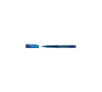 FABER-CASTELL - Bolígrafos de fieltro (punta ancha, 6 unidades), color azul
