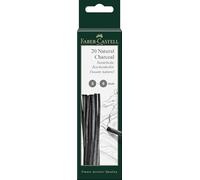 Faber-Castell Set de carboncillos FC129198 – 3-6 mm, 20 unidades
