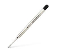 Faber-Castell - Cartucho de tinta de recambio para bolígrafo (punta media), color negro