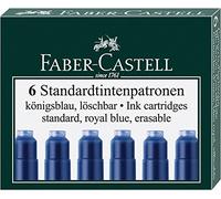 Faber-Castell Cartuchos de tinta estándar, 6 unidades, en caja plegable