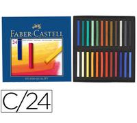 Faber-Castell Chalk Pastel Tarjetero 24 Colores Surtidos