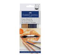 Faber Castell Classic Sketch Juego de lápices de grafito versátiles, surtido, pa