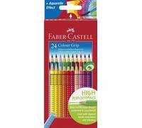 Faber-Castell Color Agarre Acuarela Lápices de Colores - 24 Varios Colores
