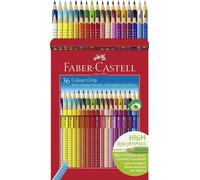 Faber-Castell Color Agarre Acuarela Lápices de Colores - 36 Varios Colores