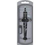 FABER-CASTELL - Compás de ajuste rápido TWISTER | No se puede seleccionar el color: compás con piezas de recambio y minas para el colegio, la formación y el dibujo técnico