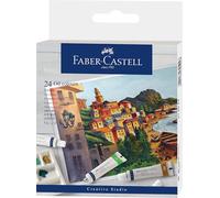 Faber-Castell Creative Studio - Pintura al óleo, 24 tubos de 20 ml, multicolor, para arte, manualidades, dibujo, bocetos, hogar, escuela, universidad, coloración
