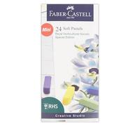Faber Castell Creative Studio - RHS Special Edition - Juego de 24 medias barras para arte, manualidades, dibujo, bocetos, hogar, escuela, universidad, colorear