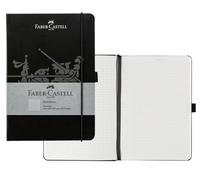 Faber-Castell 20502 - Cuaderno DIN A5 negro, cuadriculado, 100 g/m², 194 páginas papel FSC-Mix, 145 x 210 mm