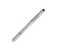 Faber-Castell Ecco - Bolígrafo de punta de fibra pigmentada, 0,2 mm, color negro