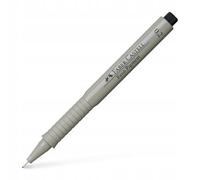 Faber-Castell Ecco - Bolígrafo de punta de fibra pigmentada, 0,2 mm, color negro