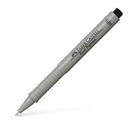 Faber-Castell Ecco Pigment pluma estiligráfica Negro Fino 1 pieza(s) - Pluma estilográficas (Negro, Fino, Gris, Alrededor, Tinta a base de pigmentos, 0,05 mm)