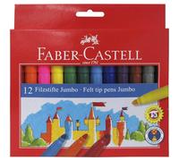 Faber castell estuche 12 rotuladores jumbo colores surtidos
