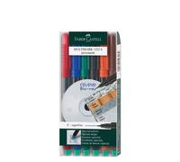 Faber-Castell FABER-CASTELL Permanent-Marker MULTIMARK S, 6er Etui