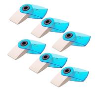 FABER-CASTELL - Gomas de borrar Sleeve Mini, 6 unidades | No es posible elegir el color: gomas de borrar compactas para un borrado limpio y sin manchas