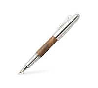 Faber-Castell Graf von 156380 - Estilográfica Magnum en Madera de Nogal - Trazo M