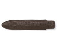 Faber-Castell Graf von Estuche Cashmere largo, 1 bolígrafo, marrón | De piel de becerro italiana para un artículo de escritura, con embalaje de regalo