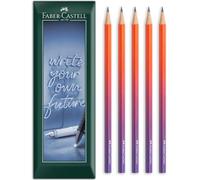 Faber-Castell Graphite Pencil B Flow Edition, paquete de 5, color melón