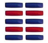 Faber-Castell Gomas de borrar Grip 2001 – 5 unidades, color rojo