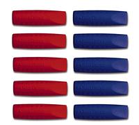 Faber-Castell Grip 2001 - Gomas de borrar (5 unidades), color rojo