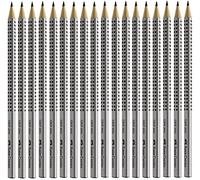 Faber-Castell Grip 2001 Paquete ahorro de 6 lápices (plata 2B)