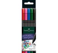 Faber-Castell Rotulador de punta fina Grip Finepen 151604 – 0,4 mm – 5 unidades