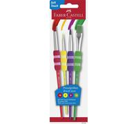 Faber-Castell Grip Paint Brushes Colorido. 10, 2, 6 y 12 Cepillo