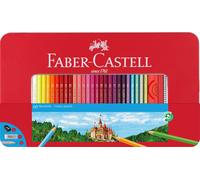 Faber-Castell - Hexagonal Colour pencils tin of 60 (115894) 60 count (Pack of 1)