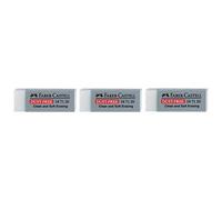 Faber-Castell - Juego de 5 gomas plástico Dust-free sin PVC 62 x 22 x 13 mm gris