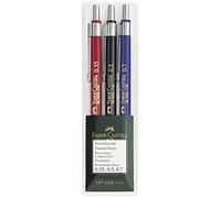 Faber-Castell - Juego de 3 portaminas de 0.35, 0.5 y 0.7mm
