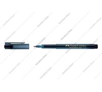 Faber-Castell - Juego de 3 rotuladores de punta fina de fieltro Fineliner Broadpen 1554, negros