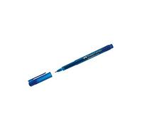 Faber-Castell - Juego de 3 rotuladores Fineliner Broadpen 1554 - trazo 0,8 mm - azul