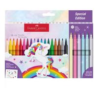 Faber-Castell: Juego de rotuladores de unicornio - paquete de 24